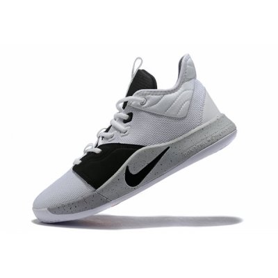 Nike Erkek Pg 3 Beyaz / Siyah / Gri Spor Ayakkabı Türkiye - 96E2BQZ6